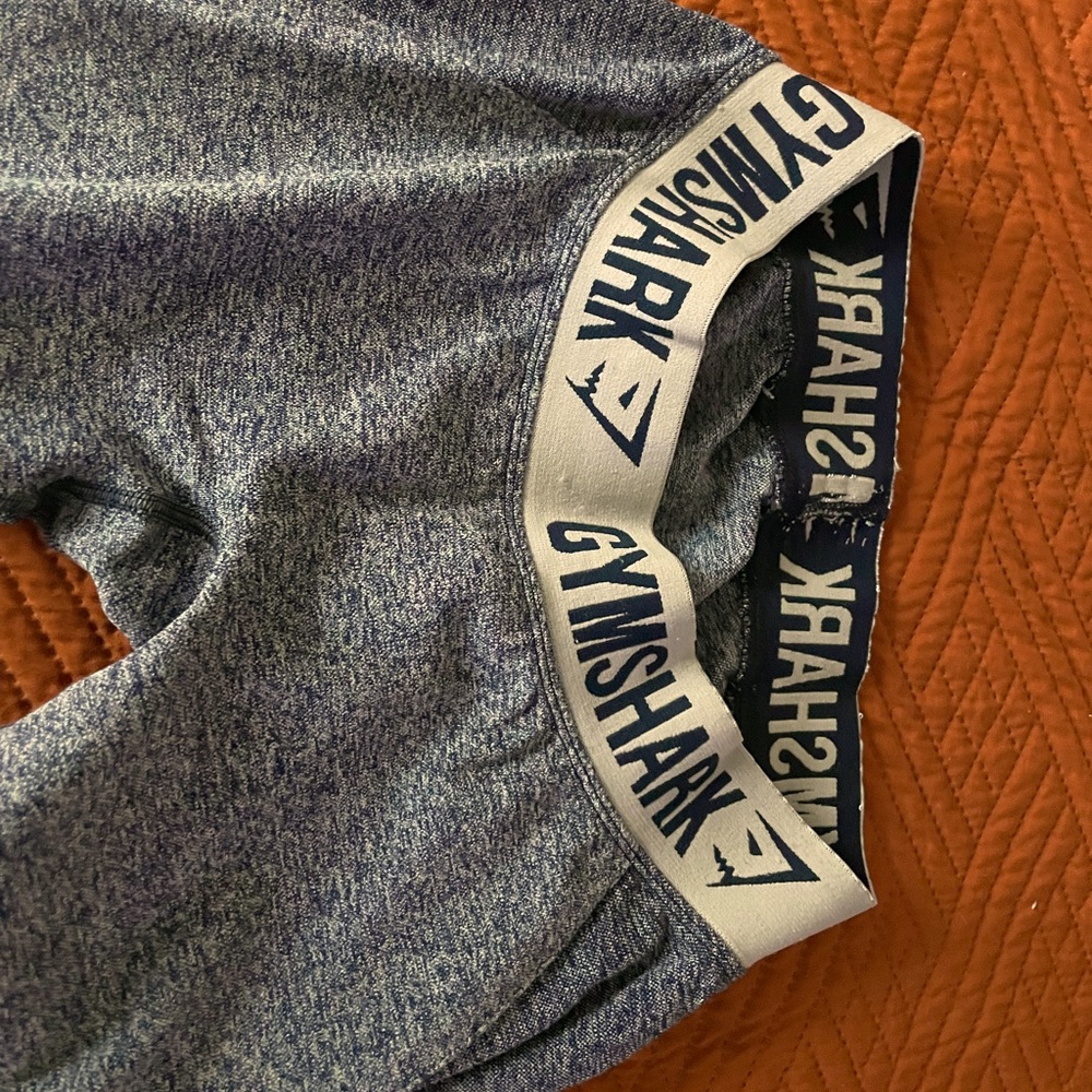 Gray/Blue Gymshark Flex Leggings